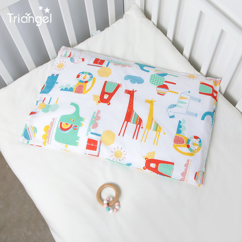 (German order) baby pillowcase woven cotton newborn baby pillowcase cotton children's bedding