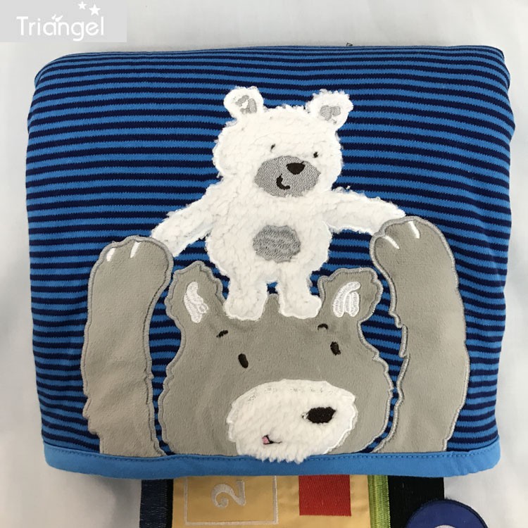 (Defect Treatment) Pure Cotton Sherpa Double Layer Baby Blanket Newborn Baby Nap Blanket Spring Autumn Winter