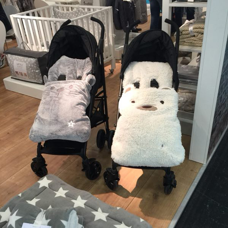 (German order)Baby stroller sleeping bag windproof children's baby car out of one sleeping bag padded autumn and winter