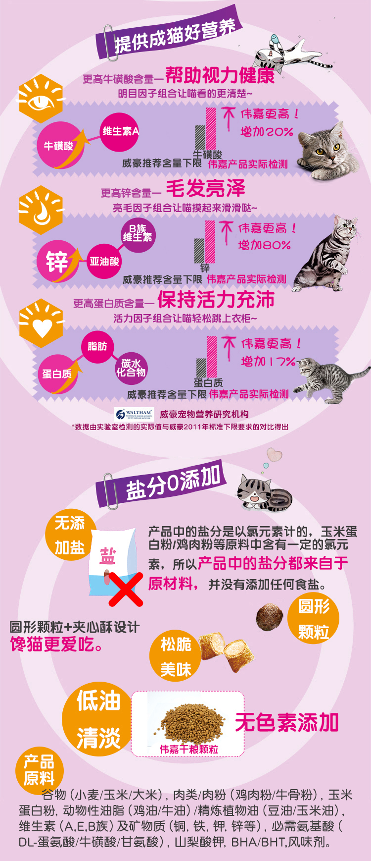 Thức ăn cho mèo Weijia 3,6kg hương cá biển 7,2 kg vào thức ăn cho mèo vật nuôi Ming Ming Ying ngắn hạt tự nhiên thành mèo - Cat Staples thức ăn mèo con