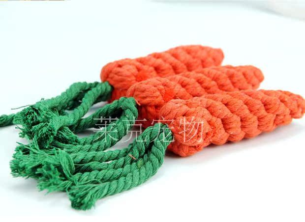 Mèo và chó đồ chơi phổ quát Cà rốt hình bông tay dệt dây đồ chơi 24 tỉnh do choi cho meo