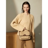 Кожаная сумка через плечо на одно плечо, коллекция 2022