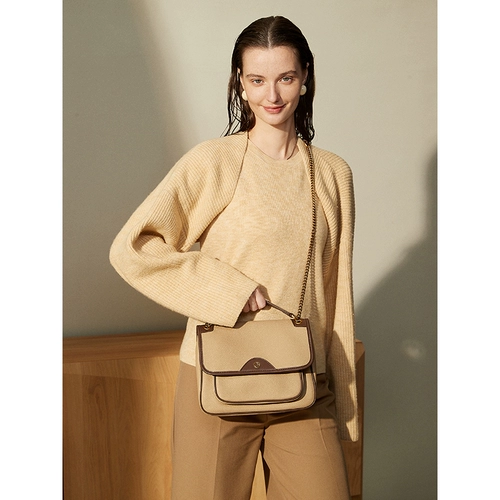 Кожаная сумка через плечо на одно плечо, коллекция 2022