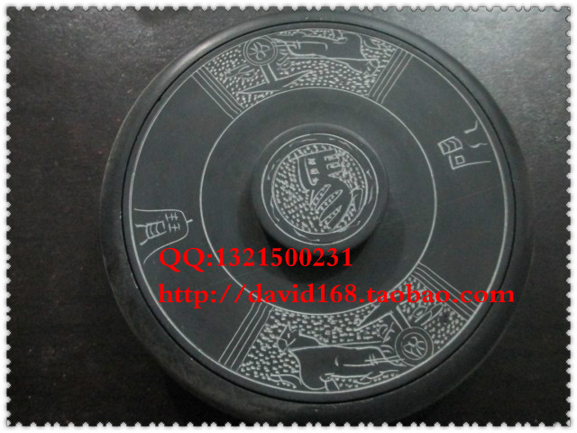 Special offer ancient horse antique inkstone 7 inch inkstone table student inkstone four treasures of the study