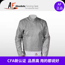 af men and women sabre metal coat left and right cfa certification competition training with sabre metal coat protective suit
