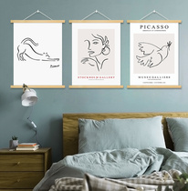 Picasso Nordic Ins Wind Power Table Box Hanging Painting Decoration Painting Living Room Brief 2022 new bedroom Xuanguan