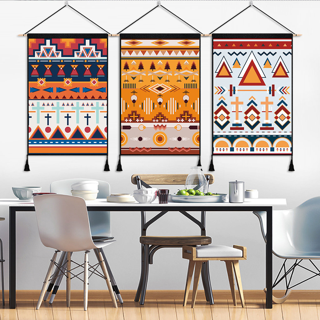 Bohemian tapestry decoration painting drawing room wall hanging cloth hanging painting cloth art folk juku decoration Indian wall cloth wall
