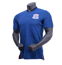 (Spot) Xiaoxia handmade nike Shanghai Shenhua 2018POLO T-shirt AJ6771-451