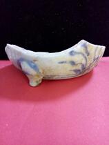  Ming Dynasty pattern furnace Blue and white ancient porcelain pieces Old porcelain antiques antique collection genuine old objects Porcelain Zun porcelain pot Porcelain cup