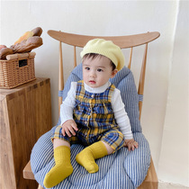 ins spring new male and female baby boy gog tattoog one-piece dress khab baby neutral back with pants one-piece suit