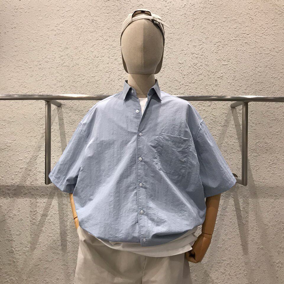 East Gate South Korea Men's Clothing 2020 Summer Net Red Very Fairy Shirt Man Ruby Man Short Sleeve Youth Shirt Tide