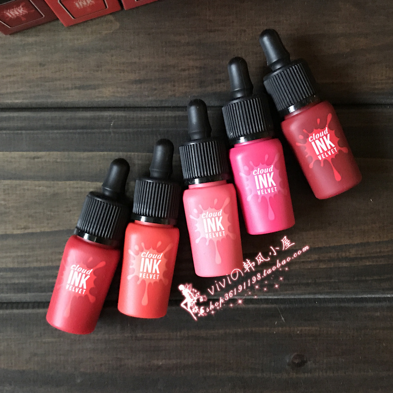 Spot Korea Peripera / Fei Lifeila Cloud ink Cloud nhung mờ mực son bóng - Son bóng / Liquid Rouge 	son bóng apieu	