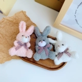 Плюшевый кролик, милая игрушка, плюшевая подвеска, брелок, кукла, аксессуар, новая коллекция