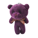 Мультяшная милая кукла, маленькая подвеска с бантиком, плюшевый аксессуар, с медвежатами, букет