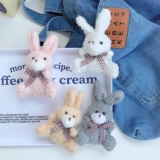 Плюшевый кролик, милая игрушка, плюшевая подвеска, брелок, кукла, аксессуар, новая коллекция