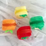 Милая маленькая портативная небольшая сумка для раннего возраста для выхода на улицу, кошелек, сумка-органайзер, подвеска, плюшевая