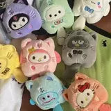 Мультяшная креативная милая плюшевая кукла, украшение на сумку для влюбленных для друга, котенок