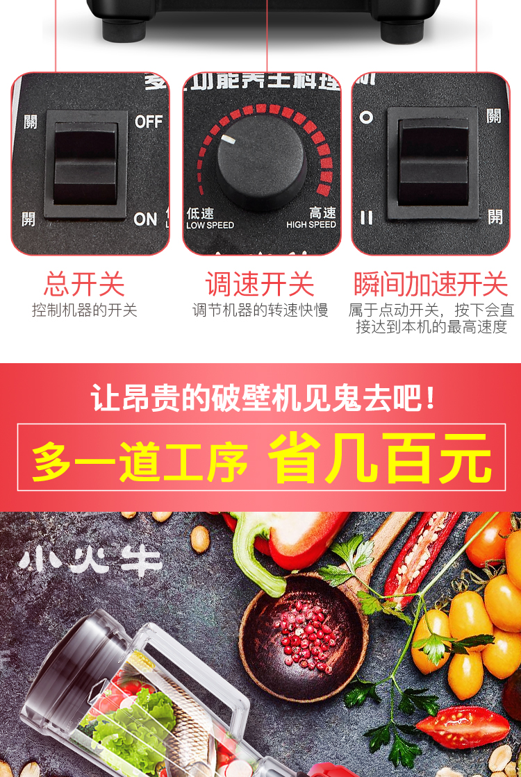 máy ép mokkom Máy ép trái cây Xhn trái cây tự động nhỏ trái cây và rau đậu nành sữa đa chức năng máy làm nước ép không có xỉ - Máy ép trái cây máy xay cầm tay lock&lock