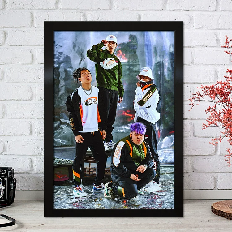 Плакат 15-летия, четыре размера, Мa Сивуэй, рэп-хип-хоп, братья Higher Brothers, декоративная подвесная картина