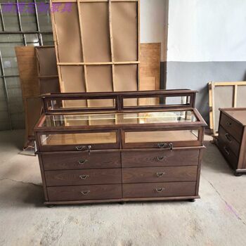 Jewelry display cabinet jade display cabinet antique island cabinet jewelry cabinet bracelet display cabinet crystal jade