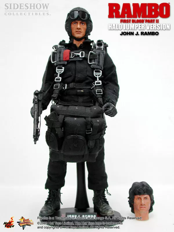 1/6 солдатская фигурка Hot Toys HT Рэмбо 2 RAMBO Ночной прыжок Сталлоне двухглавый орел Экспендеблаги