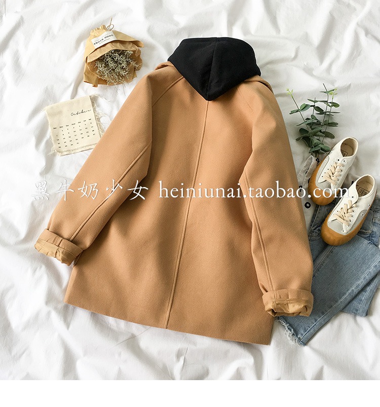 Bộ đồ hai dây màu đỏ nữ thần mùa thu đông 2018 phiên bản mới của Hàn Quốc cộng với áo len dày nhung + áo len lông thủy triều áo blazer nữ