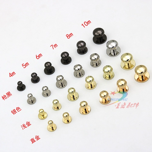 Чистое медное монашеного для головки аппаратные аксессуары монастые пейзажи для ногтей для гвоздей маленькая сумка для пряжки с пряжкой пагода заклепки