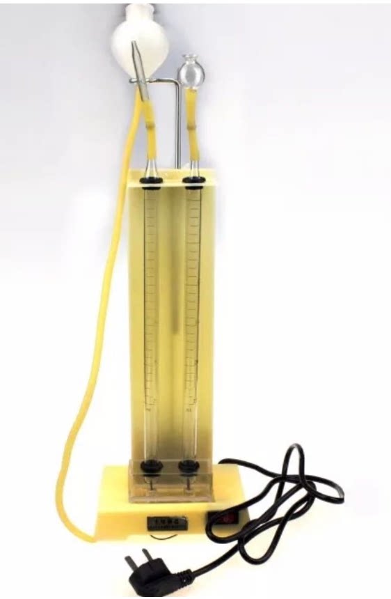 水电解带电源30ml铂金电极霍夫曼电解水实验器演示器教学仪器器材