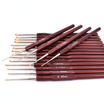 Pen type fine hook needle lace fine line crochet needle hand DIY small number crochet table cloth cup cushion wool thread weaving tool
