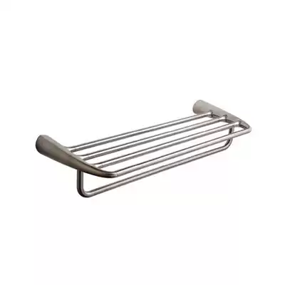 Kohler K-45446T-CP BN Mansi 24quot double bath towel rack