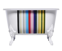 Kohler K-99160 99158 99159T-0 Golai freestanding cast iron bathtub (Summer Palace)