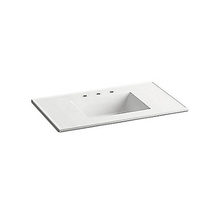 Kohler Bathroom K-96016T-1 4 8-G81 HB1 Perlin 940 integrated basin Ice Ying white matt black