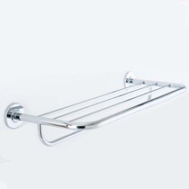 Kohler K-17529T-CP Eurasian 24-inch double towel rack towel rack