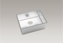 Kohler K-97830T-F-NA Slay Single Slot Stainless steel Countertop kitchen sink
