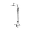 Kohler K-45352T-C9-CP Qi Yue constant temperature double rain shower column set shower faucet