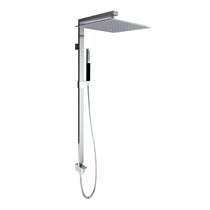 Kohler K-98337T-D-CP Lori double shower column-in-wall (ultra-thin shower)