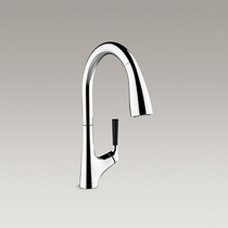 KOHLER Sanitary Ware K-562T-B4-CP Mayanko Lower pull-out kitchen faucet