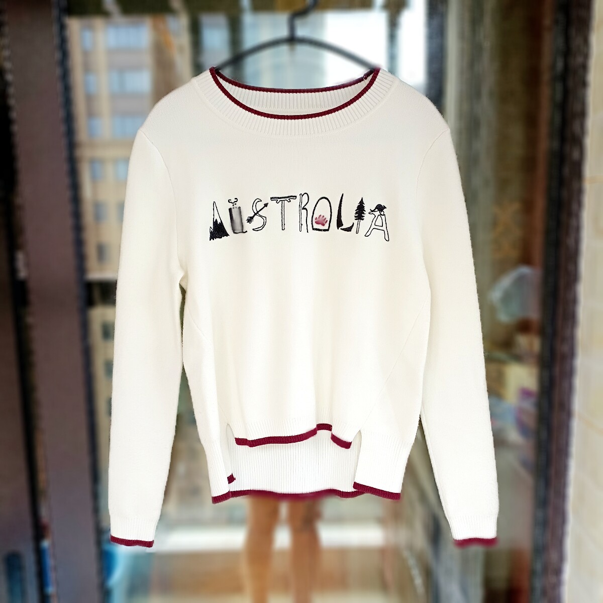 Brand brand sweater sweater cute round-collar discount women clothes clearance cabinet repair code cute