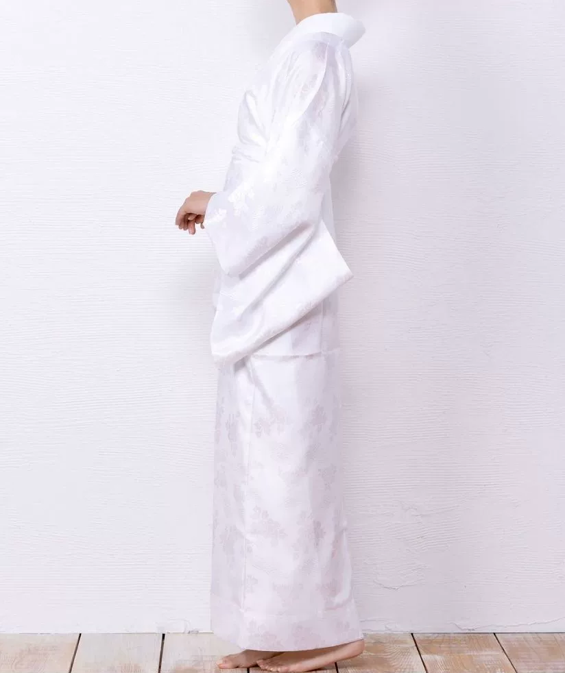Пуд Tong Mu!YUKATA японское формальное кимоно для четырех сезонов розовые сакуры улучшено