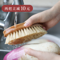 At the beginning of the art natural sisal vegetable and fruit cleaning brush potato radish peeling and removing mud brush kitchen cleaning brush clothing brush