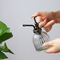  At the beginning of art retro small watering watering can pneumatic watering can household gardening succulent sprinkler spray bottle