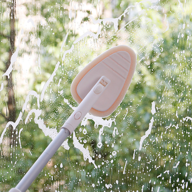 At the beginning of the art, sponge brush long handle glass brush toilet tile brush wall washing brush removable floor brush