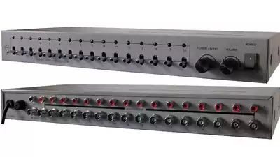 16-way video switcher Audio and video switcher 16 in 1 out AV audio and video switcher factory direct sales