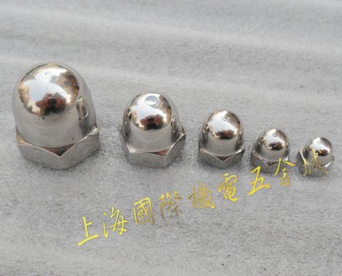 201 stainless steel cover type nut 4mm-12mm stainless steel cover-shaped nut 201 cover type screw cap type nut national standard