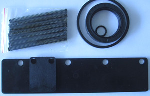 2X Rotary Vane Vacuum Pump Accessories Including Oil Seal Valve Plate Rectangular Ring Spring Maintenance Vacuum Pump Vulnerable Parts Maintenance List