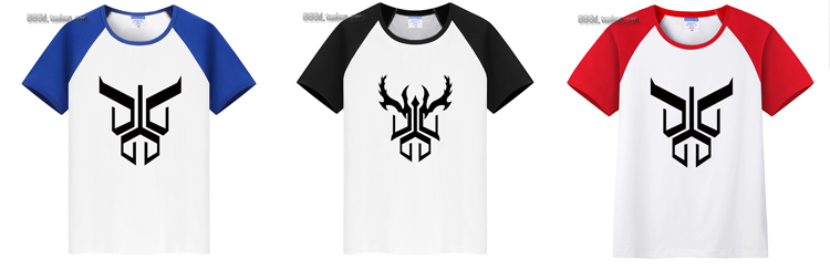 Kamen Rider áo thun ngắn tay cotton cổ kuuga kuuga trống hai nhân dân tệ xung quanh logo quần áo nam w - Carton / Hoạt hình liên quan ảnh sticker cute