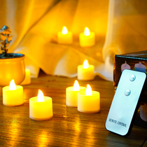 Tanabata Valentines Day decoration scene layout electronic candle LED lamp birthday confession romantic proposal creative props