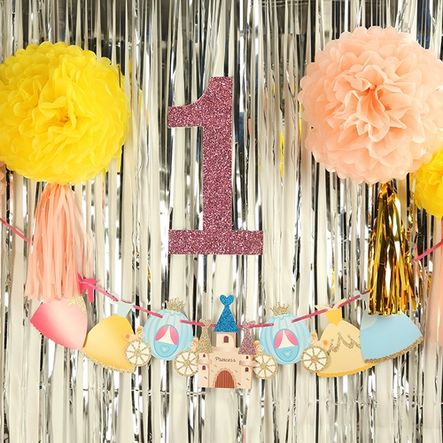 Европейская стиль DIY Color Pull Flower Wedding New House Party Decorative Paper Ball Ball Детский день рождения
