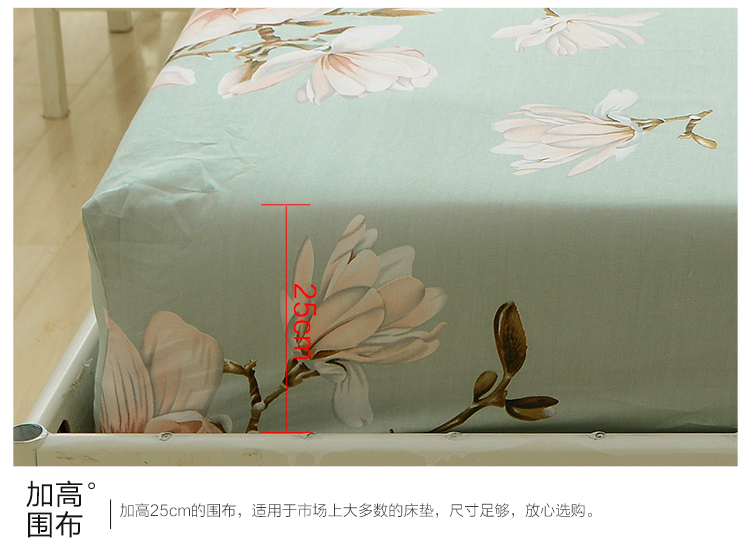 Giường cotton 笠 Tấm đơn Nệm bông đơn giản 1,5m1,8 m Tấm trải giường bụi phủ Simmons bảo vệ Ga phủ giường Everon