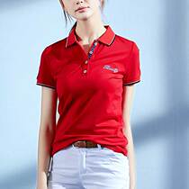 Golf Women T-shirt Jersey Dress Polo Short Sleeve Turn-Shirt Casual Sports Golf Womens Dress Shorts Short T